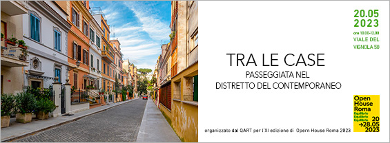 TRA LE CASE. PASSEGGIATA NEL DISTRETTO DEL CONTEMPORANEO