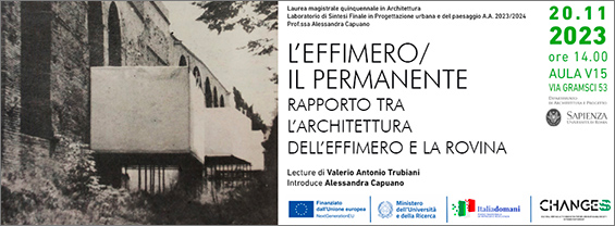 Lecture | L'EFFIMERO/IL PERMANENTE