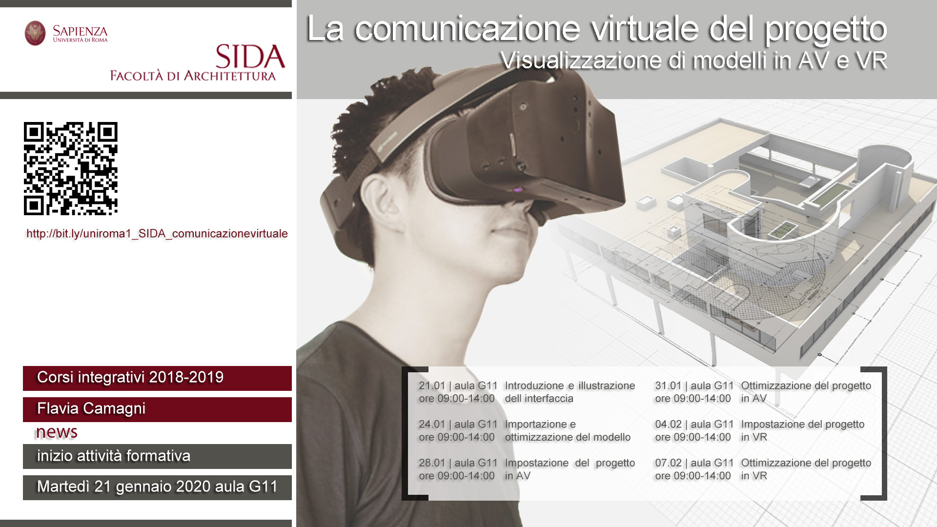 La comunicazione virtuale del progetto