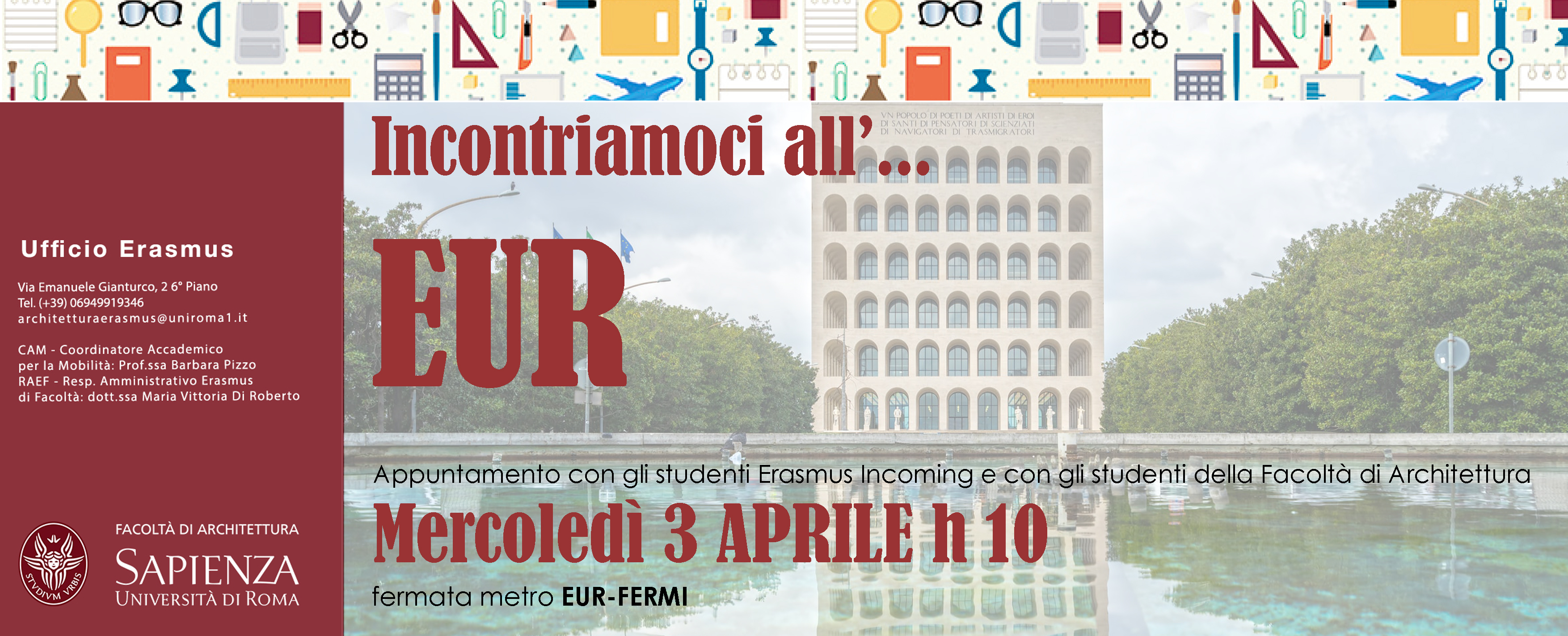 Incontriamoci all’... EUR!