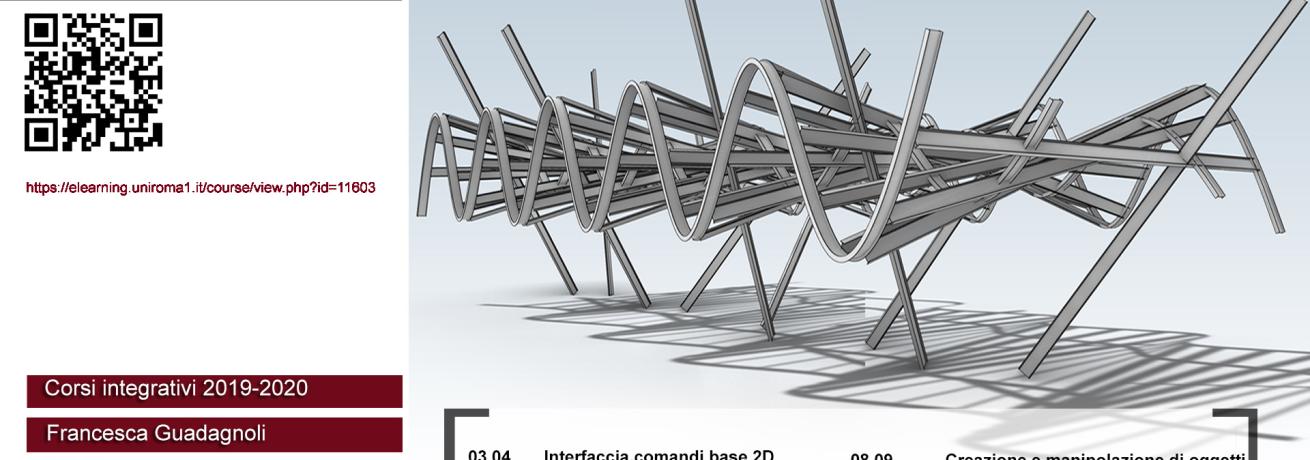 Corso di Modellazione Diretta e Indiretta con Rhinoceros e VisualArq 