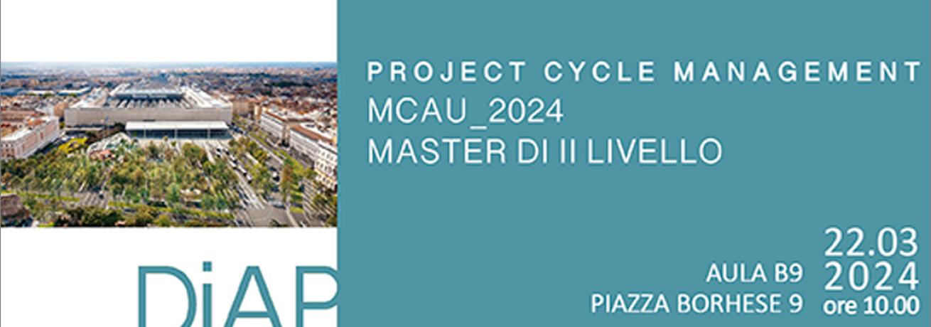  Master II Livello MCAU | Management Della Complessità Architettonica 
