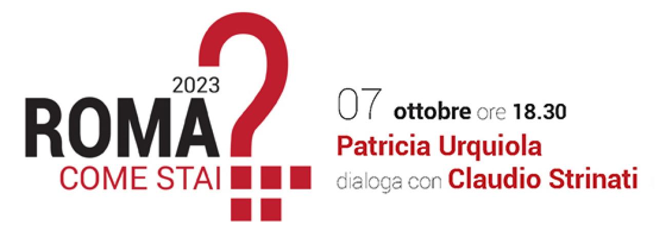 ROMA COME STAI? 2023 - EVENTO DEL 7 ottobre 2023