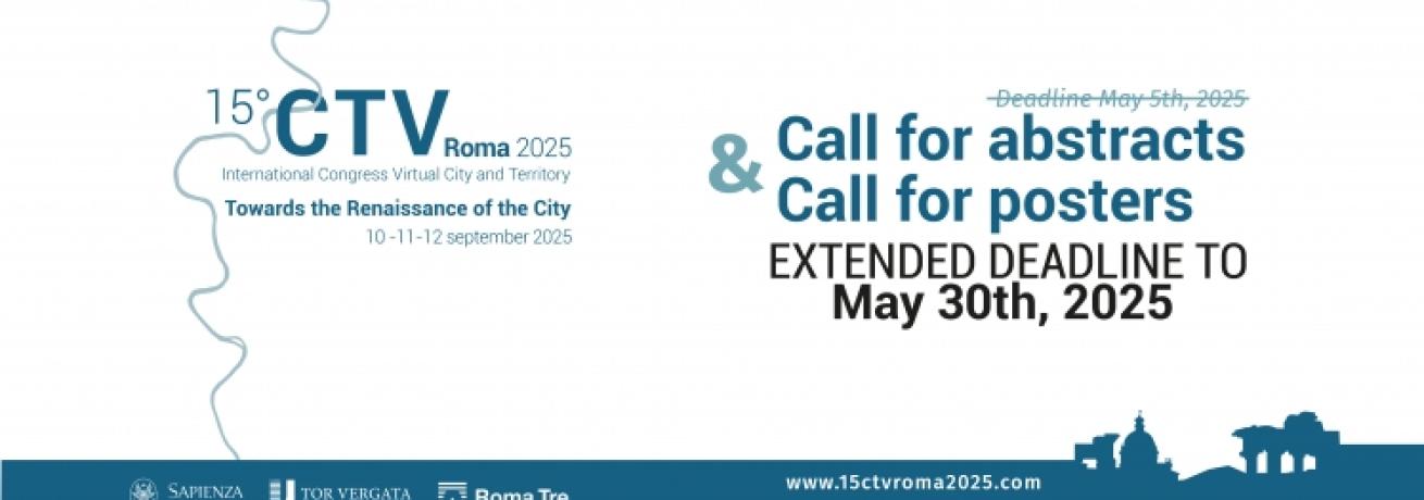 15° CTV ROMA 2025 | DEADLINE EXTENSION