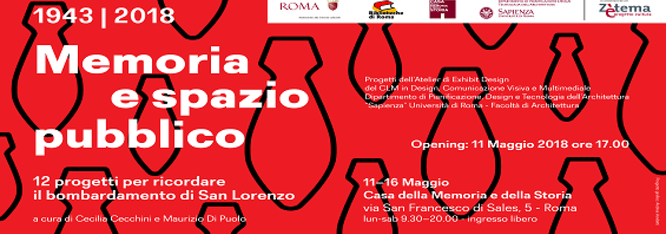 1943 - 2018 MEMORIA E SPAZIO PUBBLICO